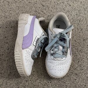 Puma Girls/Toddler Sneakers - Frozen Over, Purple and White